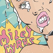MILEY CYRUS | MATU SANTAMARIA. Design, Traditional illustration, T, and pograph project by Matu Santamaria - 11.22.2015