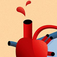 Corazón. Traditional illustration project by Fran Torres - 11.23.2015