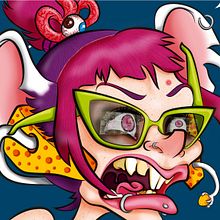 Chica Rata!. Character Design, and Traditional illustration project by Karold Vergara - 05.09.2015