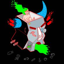 Diseños para camisetas y sudaderas de Mono y Mona . Un progetto di Design di accessori e Illustrazione tradizionale di Miguel B. Núñez - 23.11.2015