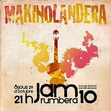 Carteles Makinolandera. Un progetto di Belle arti, Design, Graphic design, Illustrazione tradizionale, Tipografia, Fumetto, Marketing e Pubblicità di Víctor del Río Pérez - 24.11.2015