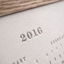 Every Day Calendario Ein Projekt aus dem Bereich Kalligrafie, Design, T und pografie von El Calotipo | Design & Printing Studio - 25.11.2015