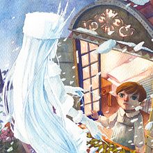 La Reina de las Nieves . Arte plastice & Ilustrație tradițională de Clara Saetiz - 01.10.2016