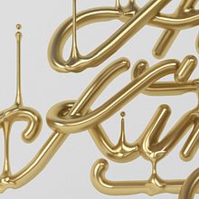 Lettering + 3D. 3D, T, and pograph project by Wete - 11.26.2015