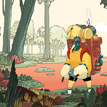 The journey begins. Un projet de Direction artistique, Conception de personnages et Illustration traditionnelle de Elena Serrato - 27.11.2015