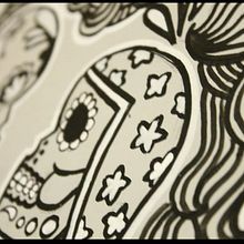Recycled Skate. Arts, Crafts, Graphic Design, and Traditional illustration project by Mar Suárez - 11.27.2015