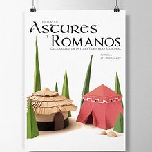 PROPUESTA CARTEL - ASTURES Y ROMANOS - ASTORGA. Een project van  Ontwerp, Grafisch ontwerp y  Scenografie van David Miguélez López - 27.11.2015