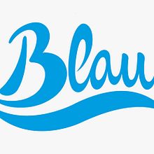 BLAU LETTERING. Un projet de Br, ing et identité, Design , Design graphique , et Packaging de Alba Boyer Margalef - 28.11.2015