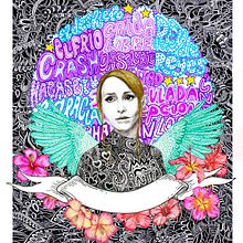 Zahara por el dios de los tres. Traditional illustration project by Javier Navarro Romero - 11.29.2015