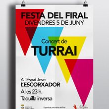Fiesta del Firal 2015. Un proyecto de Dirección de arte y Diseño gráfico de Arnau Freixas Martín - 04.06.2015