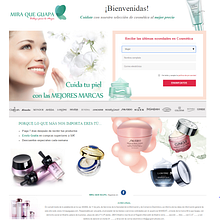 Landing Mira que Guapa. Graphic Design, and Web Design project by Marta de Carlos-López - 10.14.2015