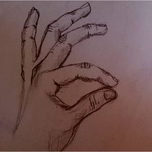 Modelo Vivo-Figura Humana- . Ilustração tradicional projeto de Vania Belen Janko Laszo - 30.11.2015