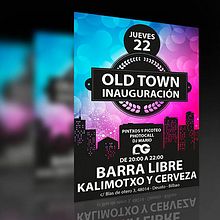 Cartel - Old Town. Graphic Design project by Raquel Acebes - 03.31.2014