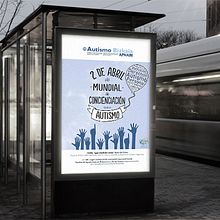 Cartel - Autismo. Graphic Design project by Raquel Acebes - 10.31.2014