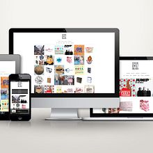 Portfolio Website | Graphic designer Deer du Bois. Een project van Webdesign y  Webdevelopment van miqlangl - 01.12.2015