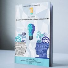 Diseño portada tesis: "Bienestar laboral y personal en trabajadores de universidad". Graphic Design project by Joaquim Latas - 12.02.2015