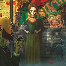 Red light district. Projekt z dziedziny  Sztuki piękne, Trad, c i jna ilustracja użytkownika Javi Calleja Vidal - 02.12.2015