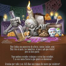 Dia de Muertos o "Se gasto". Traditional illustration project by Martin Mariano Hernandez Tena - 12.03.2015