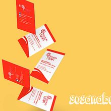 Tarjetas Visita Golosinas Dori. Un progetto di Br, ing, Br, identit e Graphic design di Susana Bernal González - 03.12.2015
