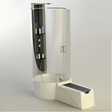 Modeling - evolutive shower H2o. Un proyecto de 3D y Diseño industrial de Alex Echard - 03.12.2015