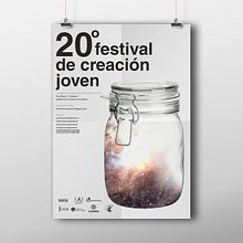 Diseño cartel 20º Festival Creación Joven. Design, Events, and Advertising project by Ana Arias Vaquerizo - 12.14.2015
