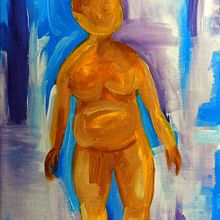 Pintura sobre lienzo. Een project van Schilderij van Mónica Jiménez Art - 04.12.2015
