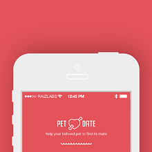 Pet Date. Graphic Design, Interactive Design, and UX / UI project by Angeles Koiman - 12.05.2015