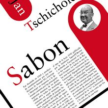 Póster Sabon. Graphic Design, T, and pograph project by Victor Belda Ruiz - 12.06.2015