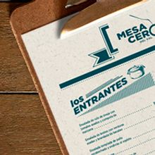 Propuesta carta Mesacero del Val . Un proyecto de Diseño gráfico de Israel Benito Vegas - 24.11.2015