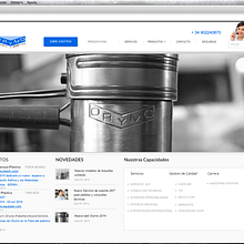 diseño WEB para la empresa:  ORYMO S.A  Ein Projekt aus dem Bereich Webdesign von David Tro Santafe - 08.12.2015