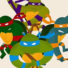 Tortugas Ninja. Comic, Character Design, and Traditional illustration project by Victor Belda Ruiz - 12.08.2015