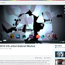 Demoreel 2015 CG artist Gabriel Muñoz. 3D, Animação, Pós-produção fotográfica, e Vídeo projeto de Gabriel Muñoz Casado - 08.12.2015
