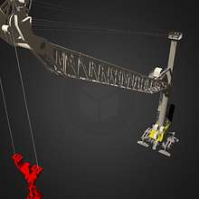 Grúa móvil.. Projekt z dziedziny 3D,  Architektura,  Sztuki piękne, Projektowanie postaci, Projektowanie graficzne, Projektowanie gier komputerow i ch użytkownika Juan Manuel Barcón Lage - 01.12.2015