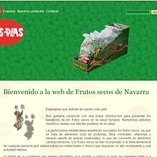SItio web de empresa de frutos secos. Un proyecto de Desarrollo Web de Javier Martínez Arellano - 13.12.2015