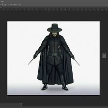V for Vendetta. Film, Video, TV, Comic, and Traditional illustration project by Capitan Anarchy - 12.13.2015