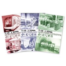 Tarjeta metro. Un proyecto de Diseño gráfico de Laura Alabau Rodríguez - 14.12.2015