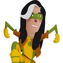 super-herói. Art Direction, Character Design, and Traditional illustration project by Pedro Alón - 12.14.2015