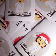 Postales Judo. Un progetto di Design e Illustrazione tradizionale di Mawi Dominguez Jorge - 14.12.2015