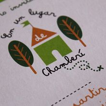 identidad corporativa y tarjetas de invitación ludoteca Ein Projekt aus dem Bereich Br, ing und Identität, Design, Bildung und Traditionelle Illustration von Marta Jiménez - 15.12.2014