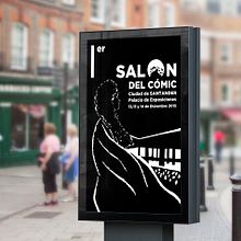 Cartel Salón del Cómic  . Ilustrație tradițională și Design grafic de Shaori Iglesias Ortiz - 11.19.2015