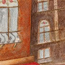 Café de París. Traditional illustration project by Margarita Ines Rossano - 12.16.2015