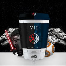 STAR WARS - THE FORCE AWAKENS. Un progetto di Packaging, Br, ing, Br, identit e Illustrazione tradizionale di Marcus Rosanegra - 16.12.2015