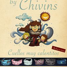 Ilustración para la marca de buffs byChivins.. Een project van Traditionele illustratie van David Caro Cervilla - 16.12.2015