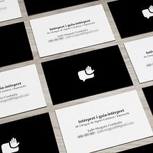 Intérprete y Guía-intérprete. Un progetto di Br, ing, Br, identit e Graphic design di Anna Murguía Combalía - 16.12.2015