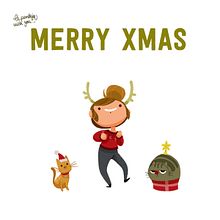 Animated GIF Merry Xmas!. Un progetto di Animazione di Núria Aparicio Marcos - 17.12.2015