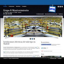 Proyecto Web-Site Grupo 6 Mantenimiento. Un proyecto de Diseño Web de Álvaro Alcibi Baquero - 24.08.2012