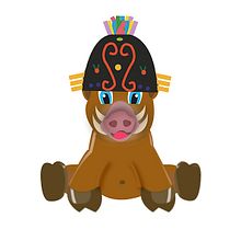 Bocetos mascota infantil segoviana. Design gráfico e Ilustração tradicional projeto de Nuria Fenollar - 21.12.2015