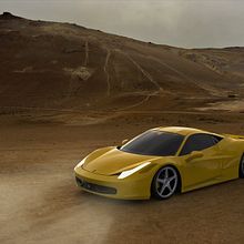 3D automotive render in Keyshot. 3D, Design, Automotive Design, Industrial Design, Photograph, Photograph, and Post-production project by Rodolfo Carrasco Fuentes - 12.21.2015