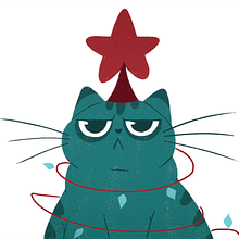 Merry Christcats. Un progetto di Illustrazione tradizionale di Núria Aparicio Marcos - 26.12.2015