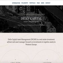 Delin Capital Asset Management . Pengembangan Web, Desain Web, Pemasaran, Dan UX / UI proyek oleh Antonio M. López López - 07.27.2013